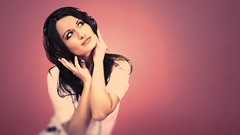 Woman Music listening Simple