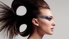 Woman Natalie Portman hairstyle fashion brunettes pale skin 