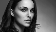 Woman Natalie Portman monochrome