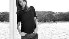 Woman Natalie Portman monochrome