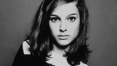 Woman Natalie Portman portraits grayscale