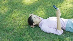 Woman nature grass outdoors