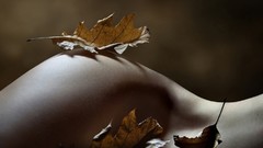 Woman nature nude strategic