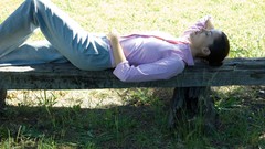 Woman nature outdoors