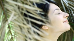 Woman nature outdoors