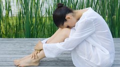 Woman nature outdoors