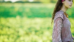 Woman nature outdoors