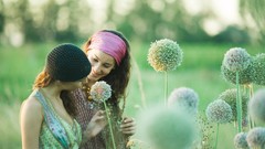 Woman nature outdoors