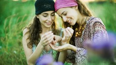 Woman nature outdoors