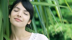 Woman nature outdoors