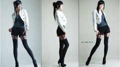 Woman navel fashion Actress asians models Hwang Mi Hee