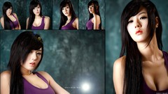 Woman navel fashion Actress asians models Hwang Mi Hee