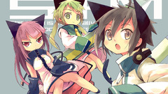 Woman nekomimi animal ears