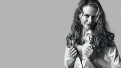 Woman Nicole Kidman monochrome