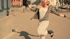 Woman night old Russia