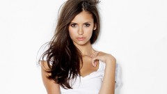 Woman Nina Dobrev Actress brunettes