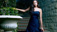 Woman Nina Dobrev Actress brunettes