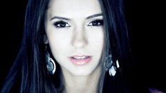Woman Nina Dobrev faces