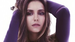 Woman Nina Dobrev faces Actress