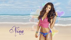 Woman Nina Dobrev lingerie