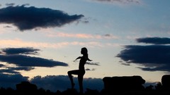 Woman nude Eyefinity