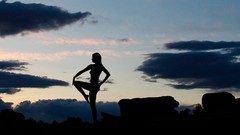 Woman nude Eyefinity