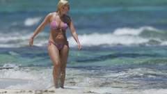 Woman ocean bikini elisha