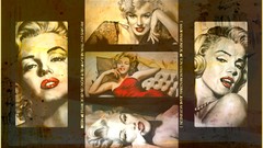 Woman old Celebrity Marilyn Monroe blondes singers