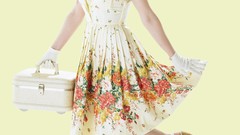 Woman old fashion pinups