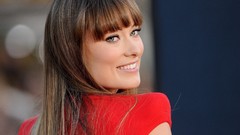 Woman Olivia Wilde Actress smiling green eyes