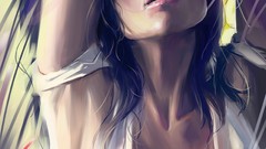 Woman Olivia Wilde brunettes fan art artwork digital art