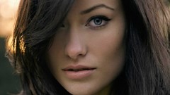 Woman Olivia Wilde faces brunettes models