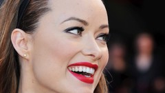 Woman Olivia Wilde lips