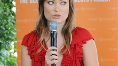 Woman Olivia Wilde red