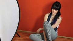 Woman orange Actress