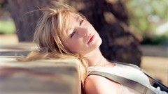 Woman outdoors blondes