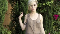 Woman outdoors blondes alysha nett
