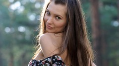 Woman outdoors blondes brunettes nude Alexondra