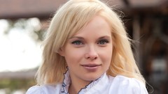 Woman outdoors blondes Feeona A Feeona A (met-art)