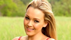 Woman outdoors blondes models Jodie Gasson