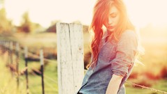 Woman outdoors blondes sunlight brunettes models