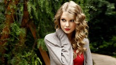 Woman outdoors blondes taylor swift long hair singers sweaters