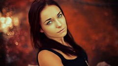 Woman outdoors brunettes