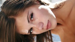 Woman outdoors brunettes Enfield nude Little Caprice