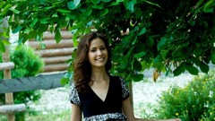 Woman outdoors brunettes Irina J