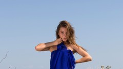 Woman outdoors brunettes Met-Art magazine Lily C