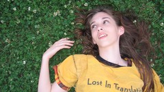 Woman outdoors brunettes teen Lost in Translation