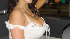 Woman outdoors denise milani