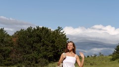 Woman outdoors models nude Femjoy magazine April E (Femjoy 