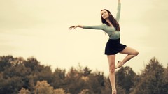 Woman outdoors portraits